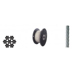 Fune acciaio inox aisi 316 49 fili