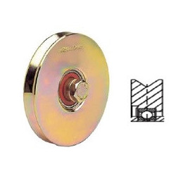 RUOTA PER CANCELLI CON GOLA...